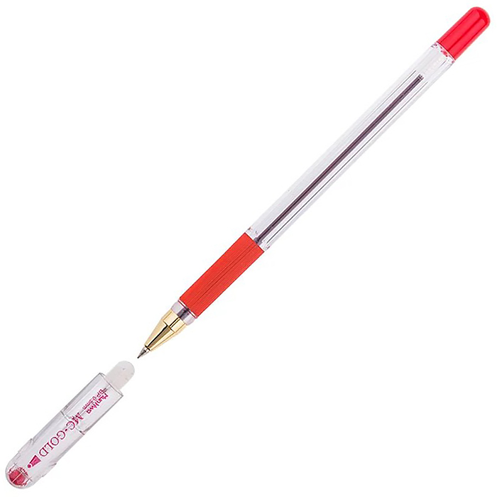 Ручка шариковая "MC GOLD",  0,5 мм, красная — Абсолют