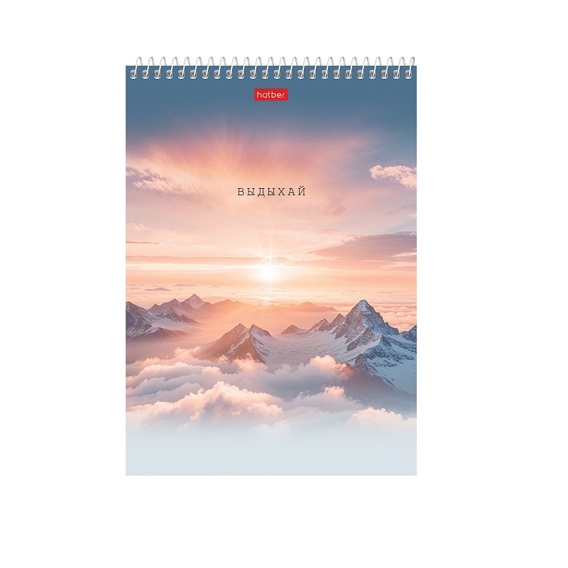 Блокнот  А5 060 л. , спираль "В моменте",жест.подлож.