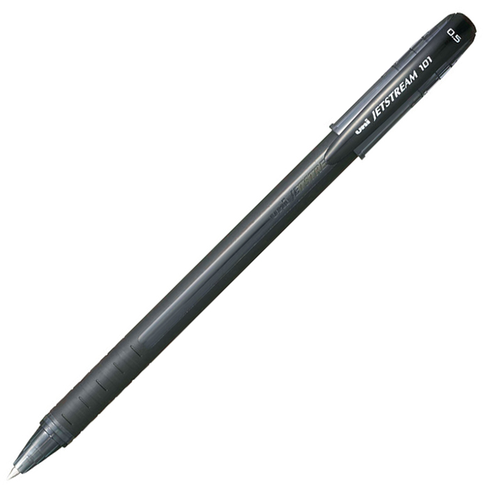 Ручка шариковая "Uni Ball Jetstream SX-101", 0,5 мм, черная — Абсолют