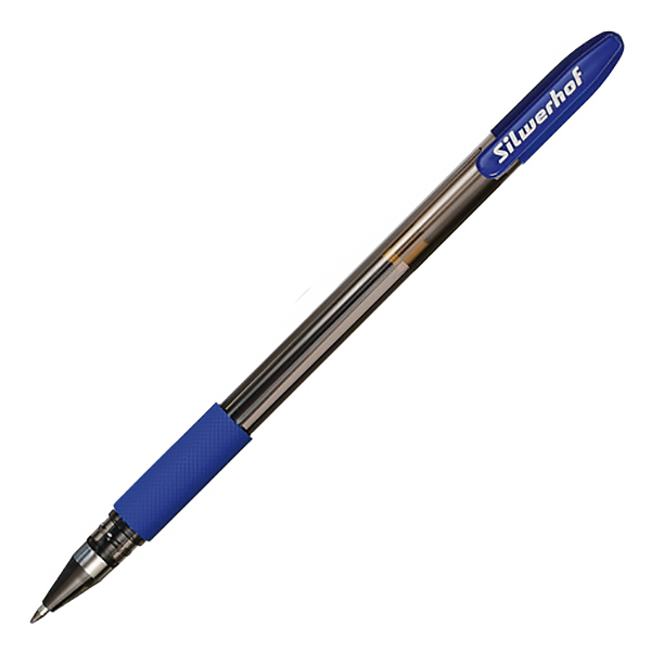 Ручка гелевая "SILWERHOF Advance" 0.5мм., синяя — Абсолют