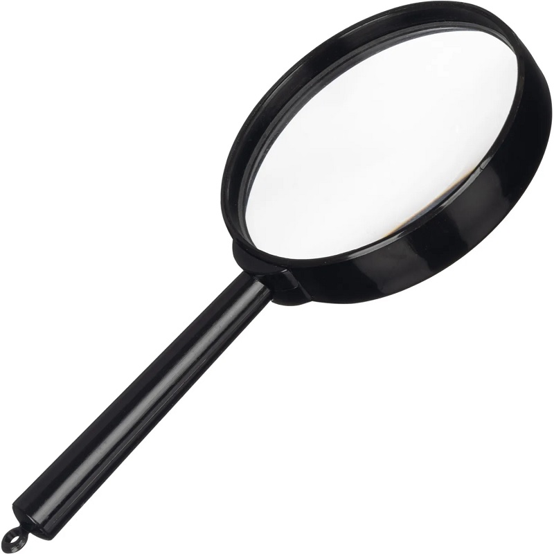 Лупа просмотровая  ручка D80mm 1*05Х "Attache"