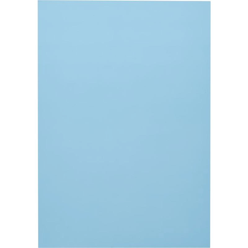 Обложкка для переплёта А4 пластик, 180 мкм, синяя, прозрачная — Абсолют