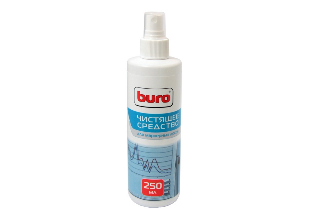Спрей-очиститель "BURO BU-Smark" для маркерных досок, 250 мл — Абсолют