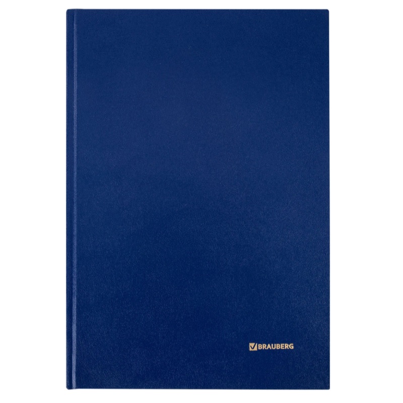 Книга учета 160л. клет., тверд. бумвинил, офсет, Brauberg А4 (200*290)