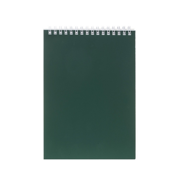 Блокнот  А5  060л. , спираль "SoloMatter", ламин. Soft-touch, малахит