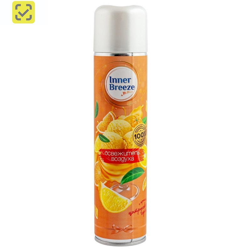 Освежитель воздуха Inner Breeze Цитрусовый Сорбет, 300мл