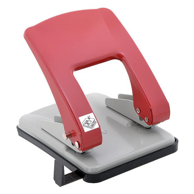 Дырокол на  40л. KW-trio Stylish Heavy Duty, метал., с линейк.