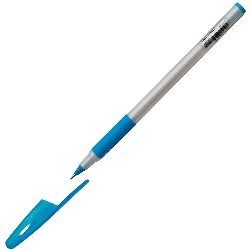 Ручка шариковая "Silwerhof Exam" 0.7мм., синяя, одноразовая — Абсолют