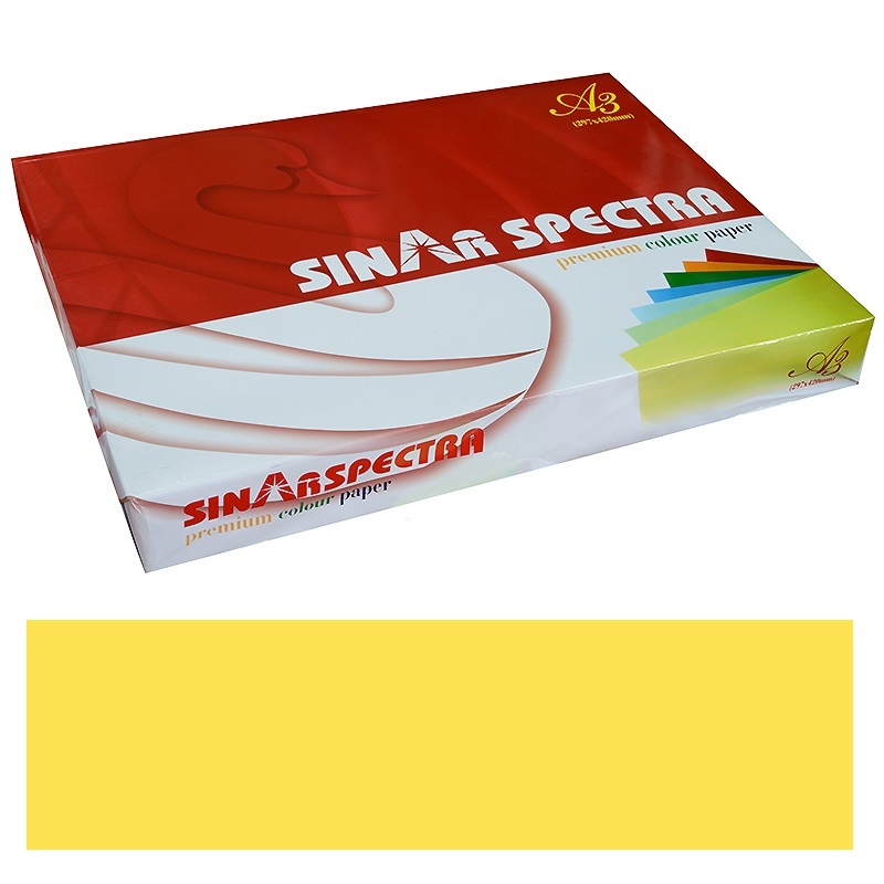 Бумага цветная  APP "SPECTRA Color", A3, желтая (YELLOW) — Абсолют