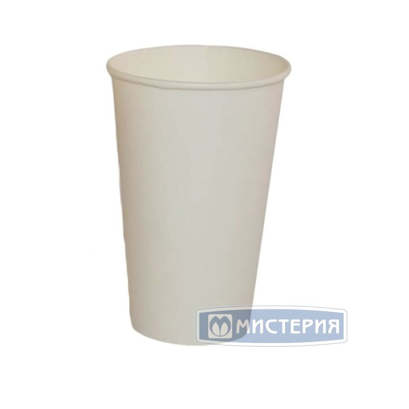 М/Стакан бумажный (0,4) (50шт.) БЕЛЫЙ