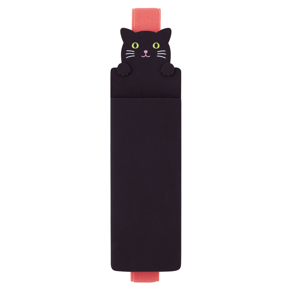 Чехол для пишущих принадлежностей "Черный кот", на резинке — Абсолют