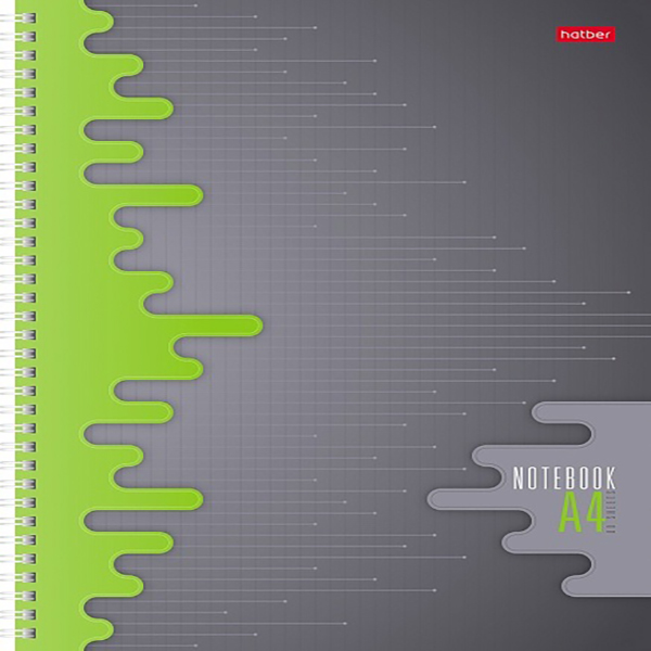 Тетрадь  А4  80л. кл. спир."Хатбер" Эквалайзер, тв.обл.,многоцв.срез