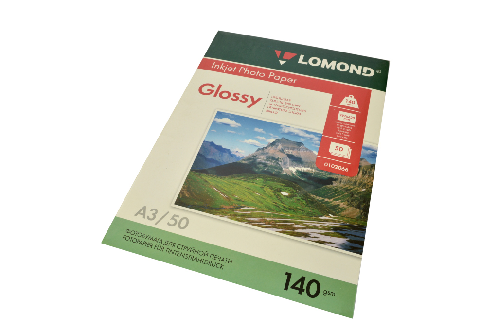 Бумага Lomond А3 1стор. глянц.140г.  50л.