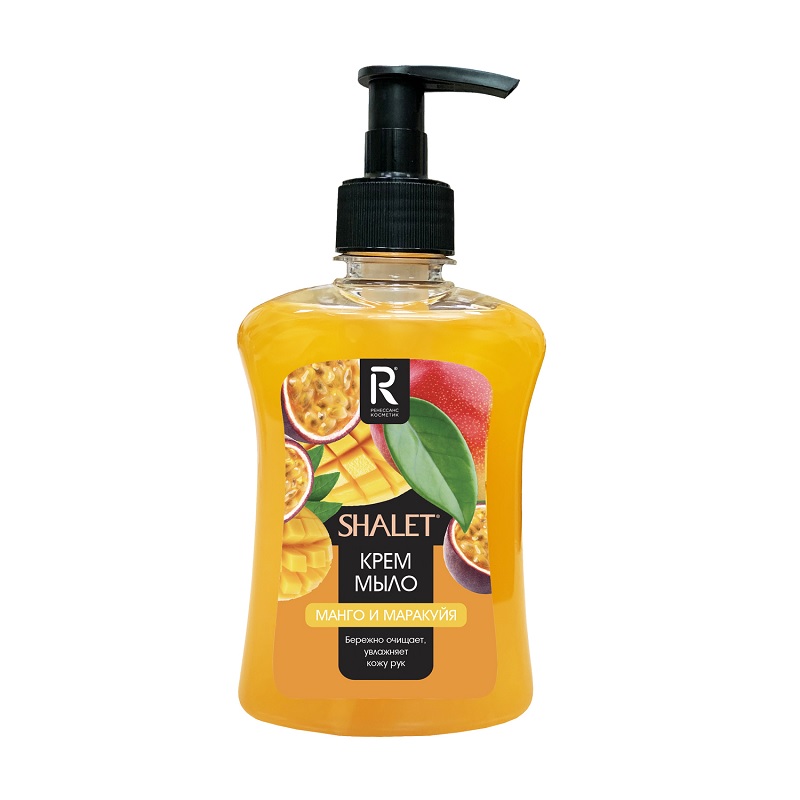 Крем-мыло 500мл. SHALET Манго и маракуя, дозатор/9
