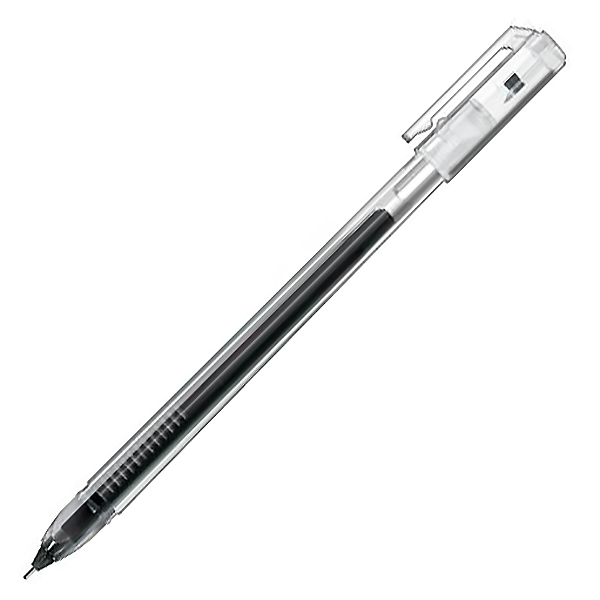 Ручка гелевая Hatber "Pin", 0,5мм., трехгранный корпус, черная — Абсолют
