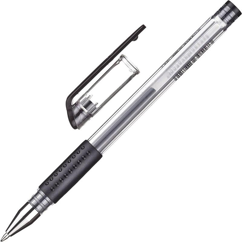 Ручка гелевая "Attache Gelios-010", 0.5мм., черная — Абсолют