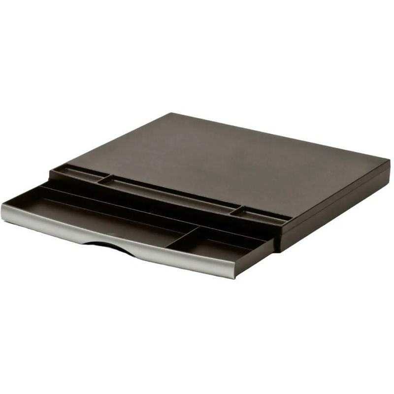 Подставка под монитор ProfiOffice, 31,8*24,7*3см, черн./сер., пластик