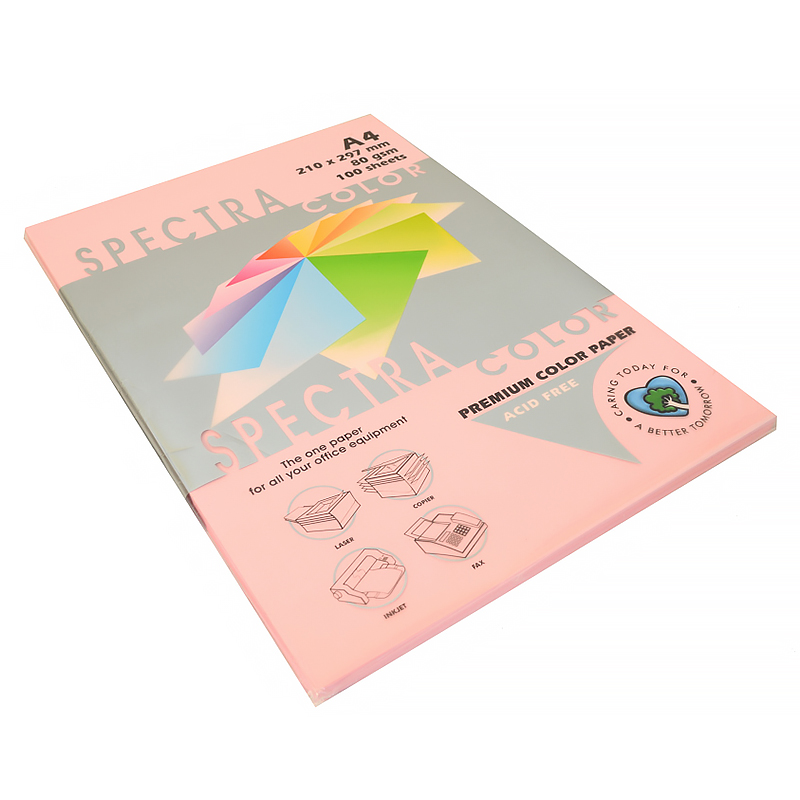 Бумага цветная  APP "SPECTRA Color", A4, розовая (PINK) — Абсолют