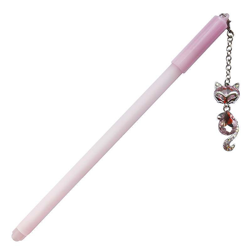 Ручка шариковая Basir "Кошка" 0.5мм., синяя, розовый корпус — Абсолют
