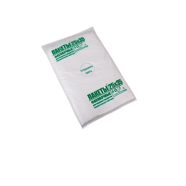 Пакеты фасовочные 25х35/7мк. ПНД (800шт.)