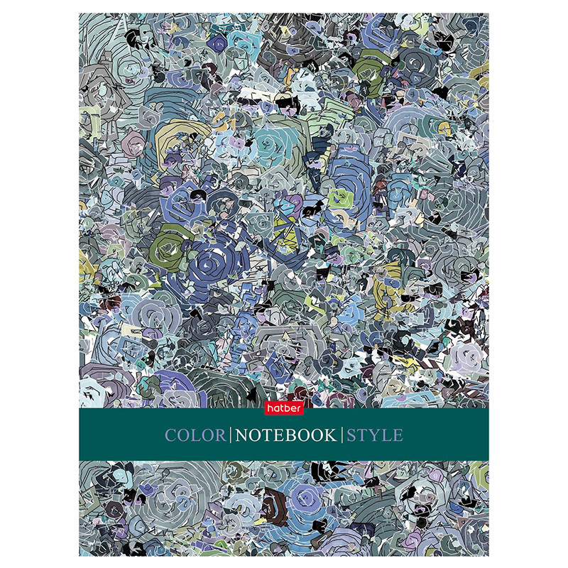Бизнес-блокнот А5 080л. тв.пер. "Color style",блок 5 цв. Бизнес-блокнот А5 080л. тв.пер. "Color style",блок 5 цв.