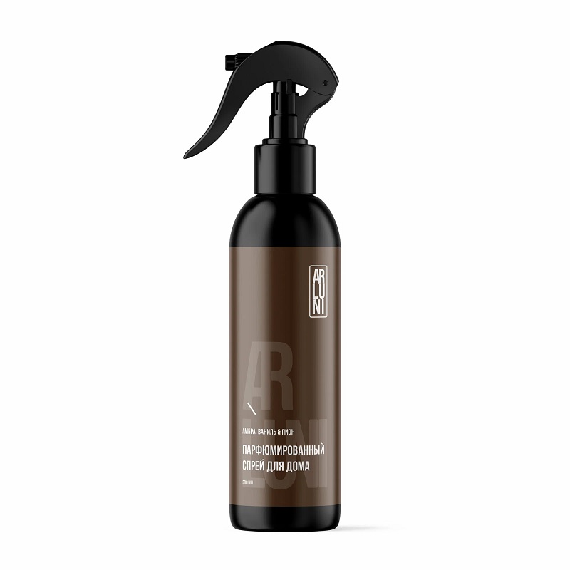 Освежитель воздуха ARLUNI Амбра ваниль пион, 300 куб см, спрей, парфюм/12