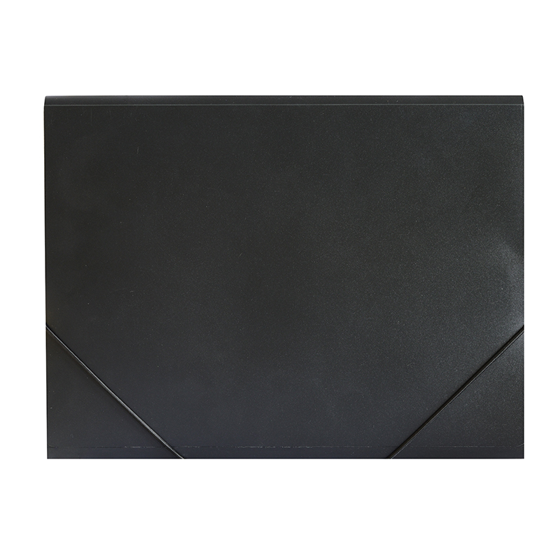 Папка-конверт на резинке "Attache", A4, 10 мм, черная — Абсолют