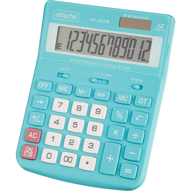 Калькулятор "ATTACHE AF-447М" 12разр., цвет - мята — Абсолют