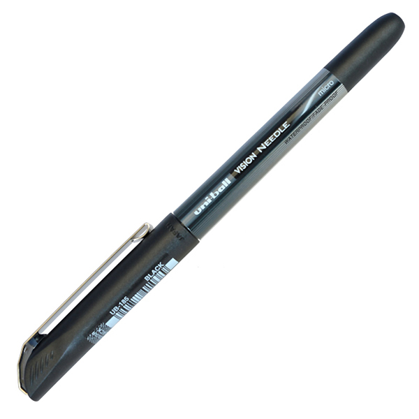 Роллер "Uni-Ball Vision Needle",  0.5 мм, черный — Абсолют