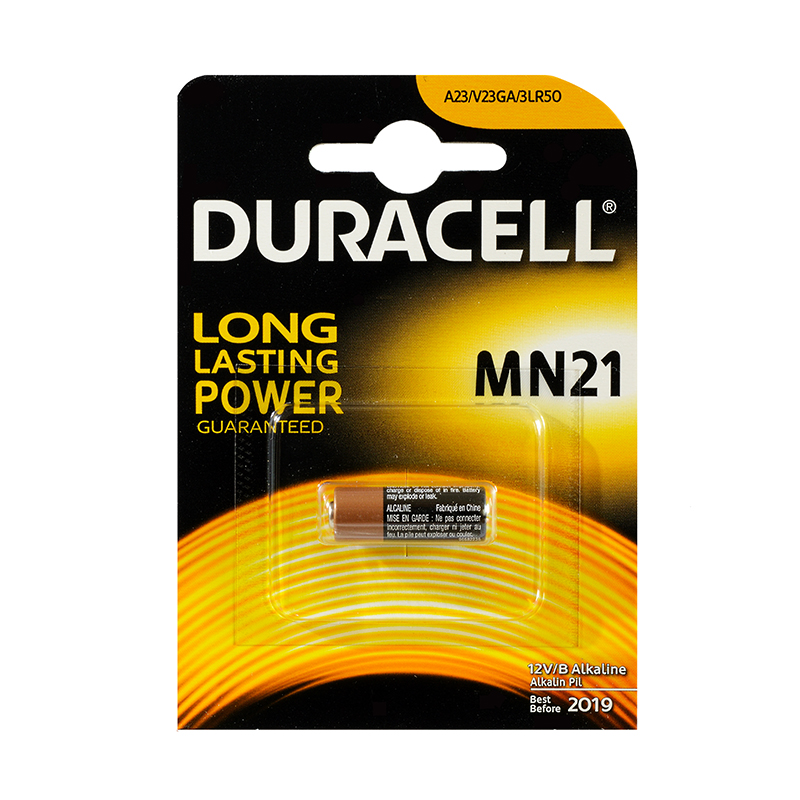 Эл.пит.  MN21-12V/(alkaline) Duracell secur./сиг-ция/10/100