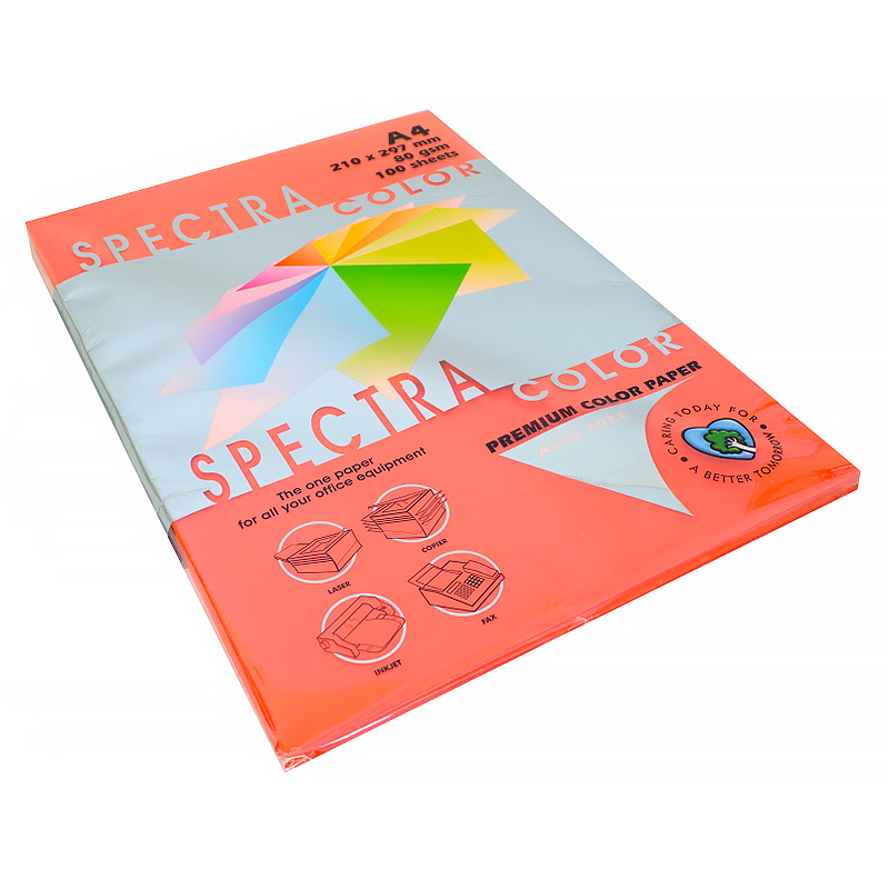Бумага цветная  APP "SPECTRA Color", A4, красная (RED) — Абсолют