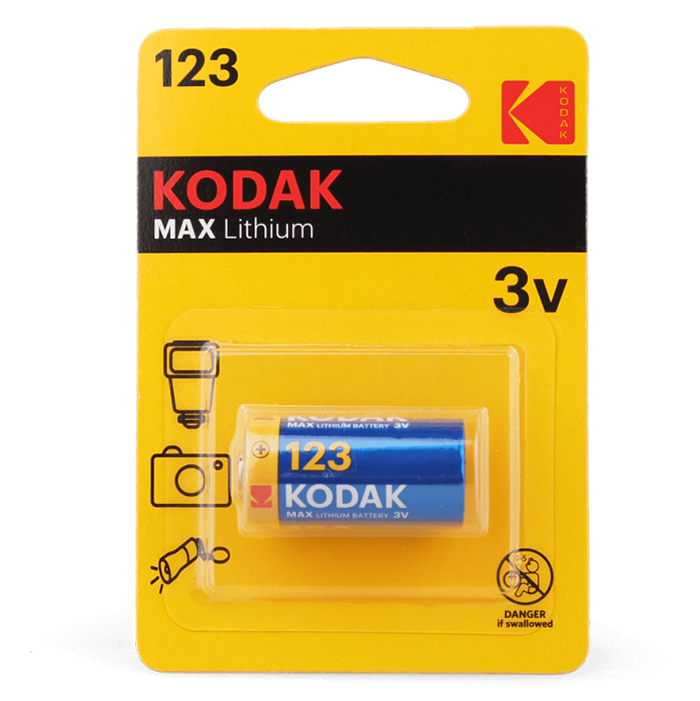 Эл.пит. 123 CR Kodak MAX Lithium/6