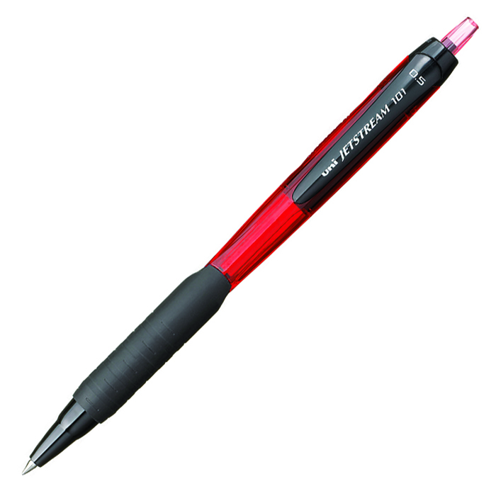 Ручка шариковая автоматическая "Uni Ball Jetstream SXN-101" 0,5, красная — Абсолют