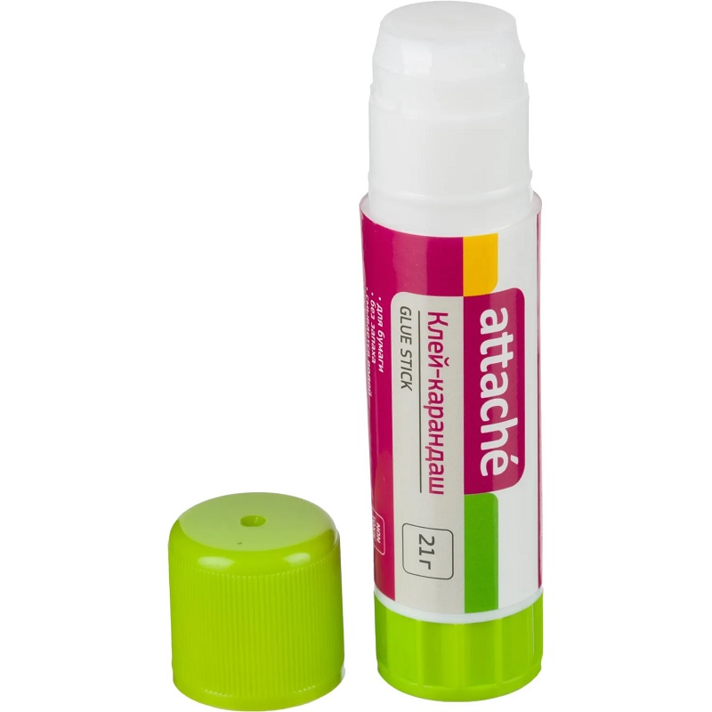Клей-карандаш 21г Glue Stick Attache/24
