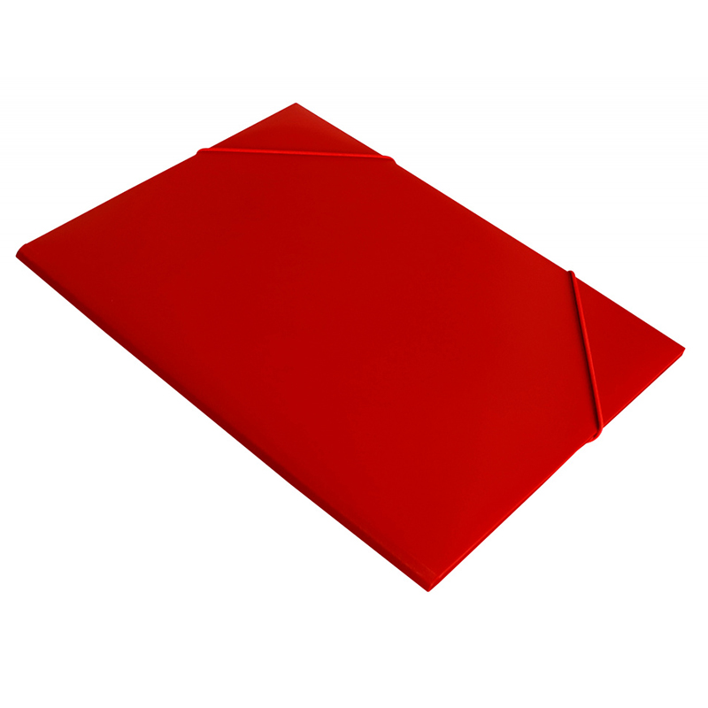 Папка на резинке Бюрократ, A4,  30 мм., красная — Абсолют