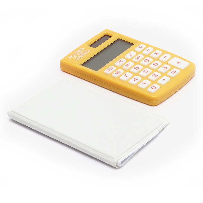 Калькулятор "SKAINER / SK-108 XYL" 8 разрядн., желтый — Абсолют