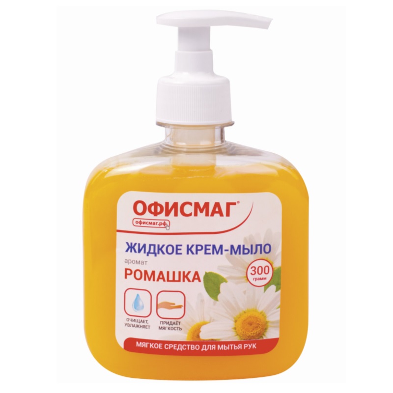 Крем-мыло 300мл. "Офисмаг" Ромашка., дозатор
