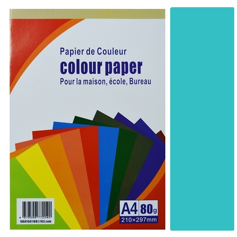 Бумага "Color Paper" А4, 80 г. голубой — Абсолют