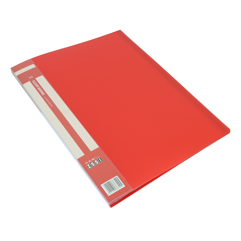 Папка на 30 файлов "ZS-330", A4, красная — Абсолют