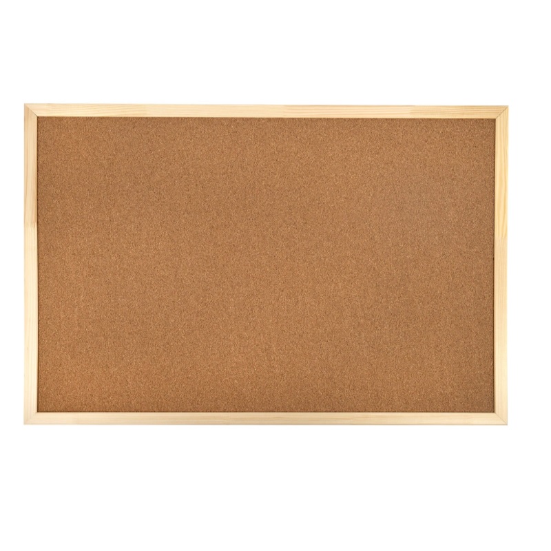 Доска пробковая   60х 90 см., деревян. рама