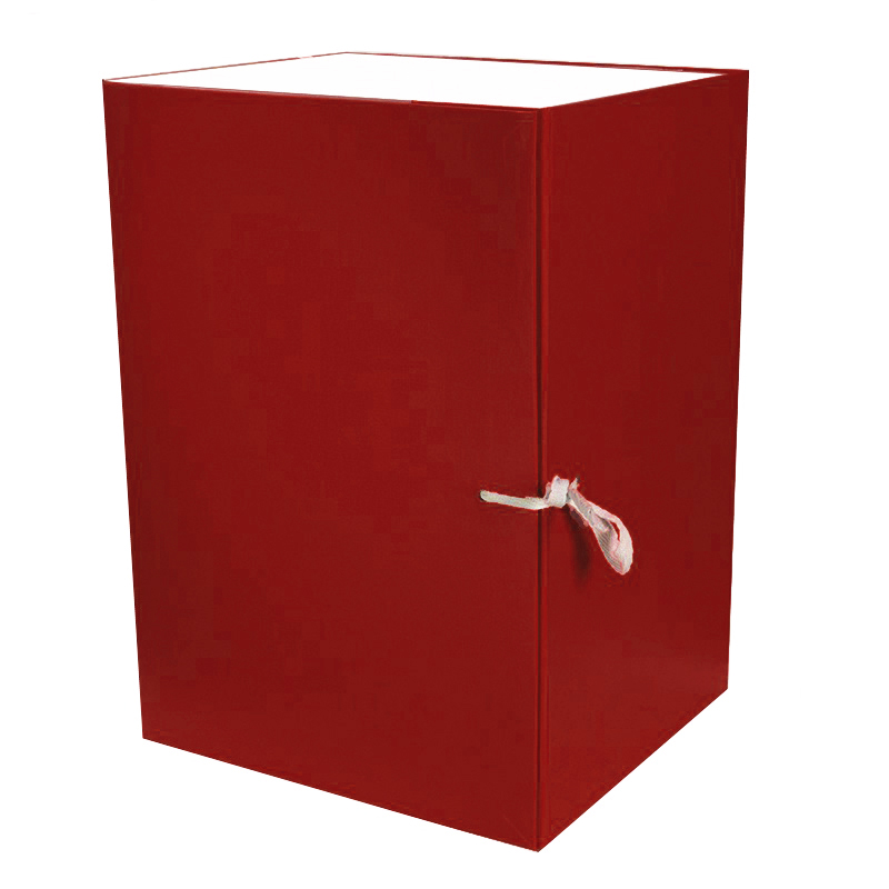 Короб архивный "LAMARK", 150мм., бумвинил, красный — Абсолют