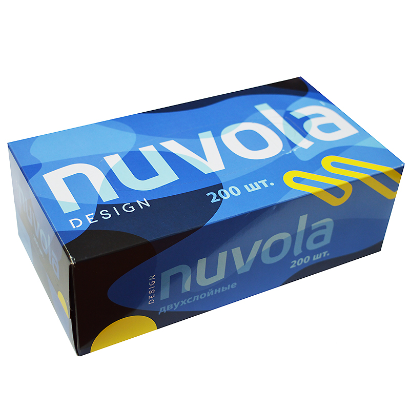 Салфетки для офиса "NUVOLA" Desing Sport 2сл. 210*196 (200шт.)/60 Салфетки для офиса "NUVOLA" Desing Sport 2сл. 210*196 (200шт.)/60