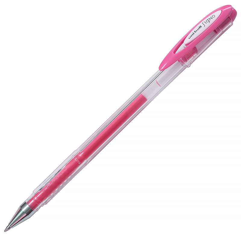 Ручка гелевая "Uni-Ball Signo" 0,7 мм, красная, пастель — Абсолют