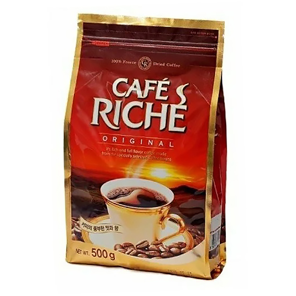 Кофе пакет 500гр Cafe Riche original/12