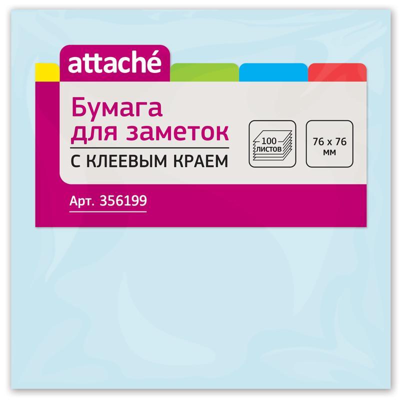 Блок с кл.сл.76*76 Attache 100л., голубой