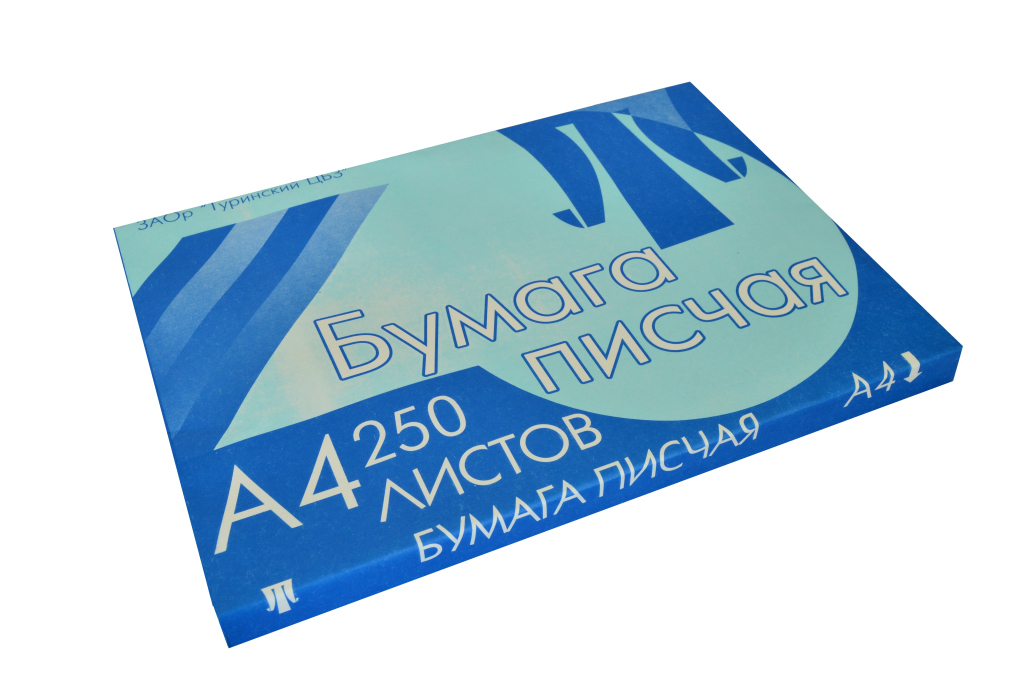 Бумага Офсет 65г "Туринский ЦБЗ"/250л/ А4/10 Бумага Офсет 65г "Туринский ЦБЗ"/250л/ А4/10